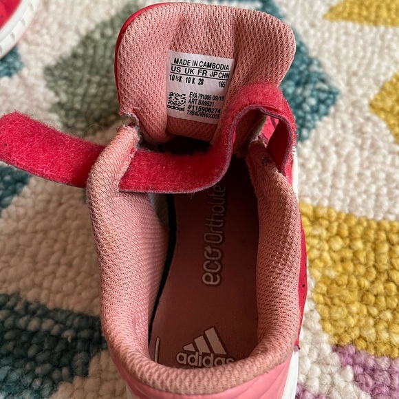 Play Condition adidas Velcro shoes- coral & pink - Picture 3 of 6